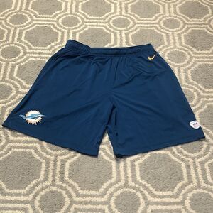 Miami Dolphins Nike Team Issued Shorts Size XL On Field Player Worn Dri-Fit